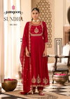 Sundha by Rangoon Georgette Anarkali Kurti With Bottom Dupatta Wholesalers In Surat